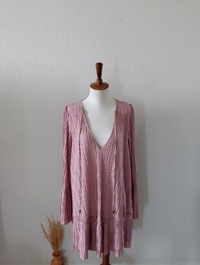 Free People Pleated Shift Dress